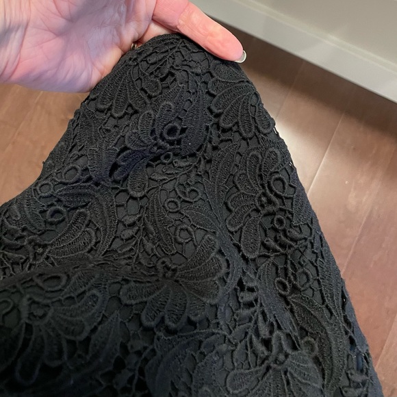 Talbots Black Lace Skirt - Picture 9 of 11
